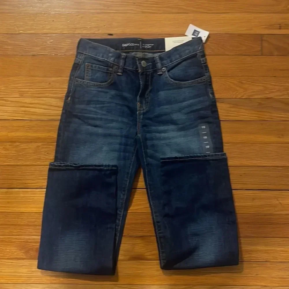Gap kids stretch straight leg jeans